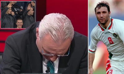 (Video)Racizmi në Bullgari-Angli, Stoichkov shpërthen në lot në televizion