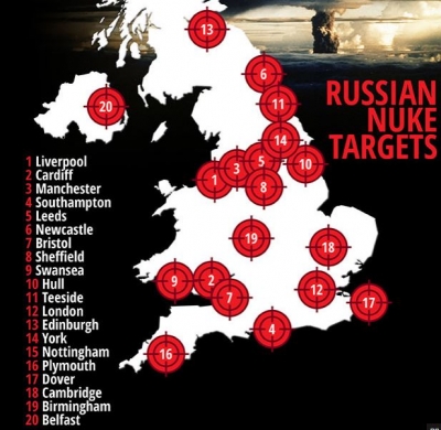 Dokumenti sekret/ 20 qytete britanike objekt bombardimi nga Rusia
