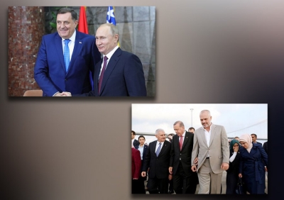 Nga liderët në Ballkan vetëm Rama dhe Dodik, njeriu i Putinit, mbështesin Erdoganin!