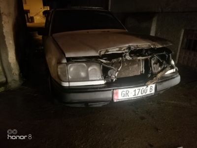 Digjet gjatë natës makina e efektivit të policisë