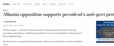 Washington Post: Mijra shqiptare ne mbeshtetje te Presidentit Meta
