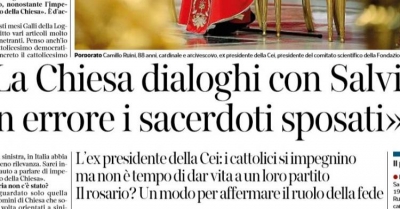 Kardinal Ruini: “Katolikët mund të angazhohen në brendësi të atyre forcave politike që tregohen mbështetëse të kauzave të tyre”