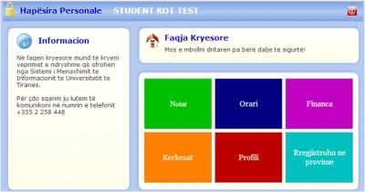 Portali i Universitetit të Tiranës prej një viti jashtë funksionit