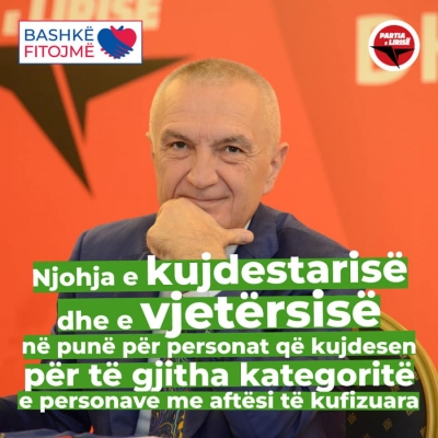 &#039;Dyfishim, pagës mujore&#039; - Ilir Meta prezanton programin e PL për personat me aftësi të kufizuara