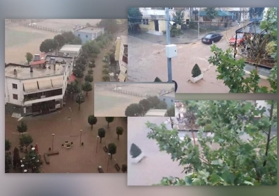VIDEOLAJM/ ‘Sukses’ i madh i Rilindjes Urbane, përmbytet edhe Librazhdi