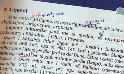 Tekstet shkollore me gabime, ekspertët gjejnë pasaktësi të shumta