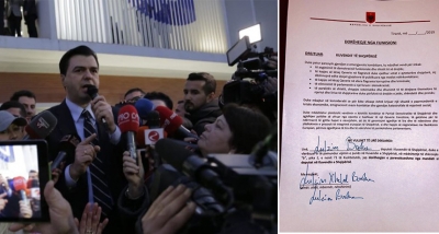 Basha e Berisha firmosin lënien e mandatit të deputetit