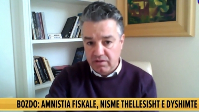 Bozdo: Amnistia fiskale iniciativë e gabuar për të mbuluar situatën