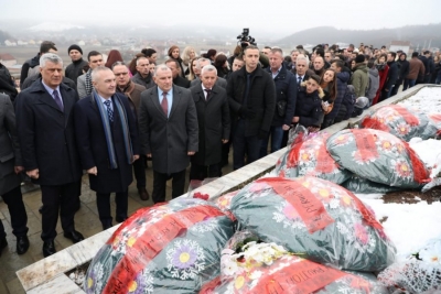 Ceremonia/ Meta nga Reçaku: Liria dhe dinjiteti njerëzor triumfojnë gjithmonë ndaj genocidit, dhunës dhe barbarizmit