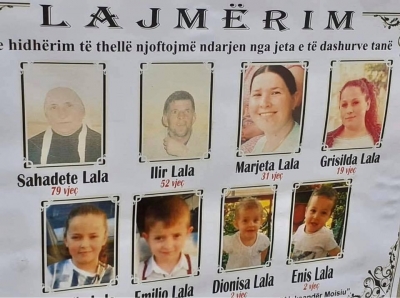 Të gjithë në një afishe vdekje/ Lajmërimi tragjik për familjen Lala që njofton ditën e varrimit