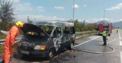 Grabitja në Rinas, gjendet një tjetër mjet i shkrumbuar