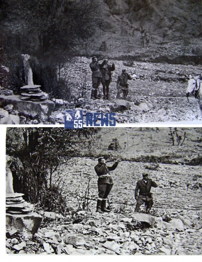1943/Fotografia me dylbi dhe censura e E.Hoxhës