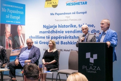 Libri i Pangallos “Me Papandreun në Evropë” në shqip/ Meta: Ngjarje historike, kujtime me peshë