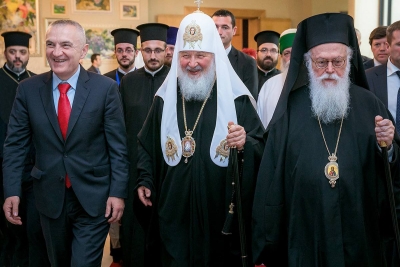 Foto/ Patriarku rus Kirill  takohet me Presidentin Meta