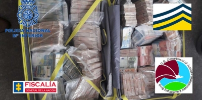 Shqiptarët në Spanjë kapen me 1 ton kokainë dhe 1.5 mln Euro