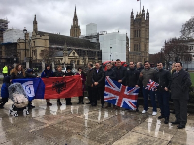 Mbështetje nga Londra për protestën që do të mbahet më 16 shkurt në Tiranë