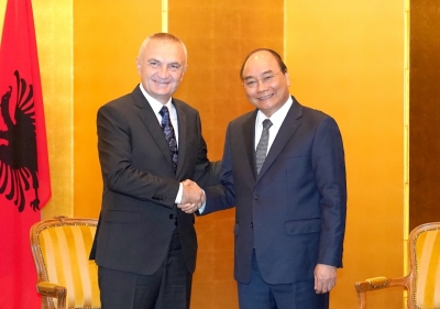 Gjatë qëndrimit në Tokio, presidenti Meta takohet me Kryeministrin e Vietnamit