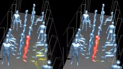 Dalin imazhet se si mund të përhapet virusi në transportin publik