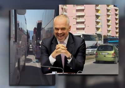VIDEO lajm/ Rama me autobus nga rrethet për anti mitingun në Vlorë