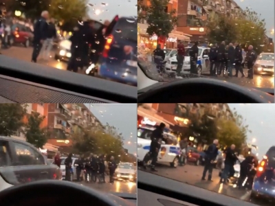 Publikohet video kur policia e Shkodrës dhunon qytetarin në mes të qytetit