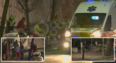 Një person pa ndjenja pranë ministrisë së Brendshme