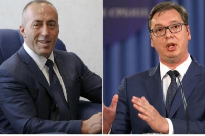 Kufijtë e Kosovës/ Haradinaj përballet me Vuçiç në Gjermani