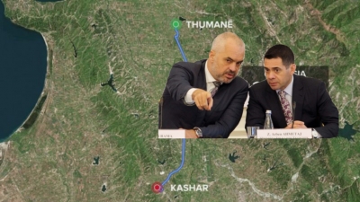 Çmenduri, fatura e Thumanë-Kashar shkon 450 milionë euro për 20 km rrugë