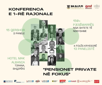 Të ftuar nga Shqipëria, rajoni dhe Evropa/ Më 15 Qershor, Tirana mirëpret Konferencën e parë Rajonale “Pensionet Privat në Fokus”