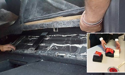 Kamarieri shqiptar kapet me 2.1 kg kokainë në makinë