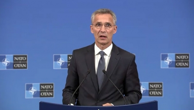 Sot protesta e opozitës, Sekretari i NATO-s viziton Tiranën