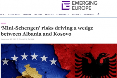 &quot;Mini-Shengen&quot; rrezikon të hapë një hendek midis Shqipërisë dhe Kosovës
