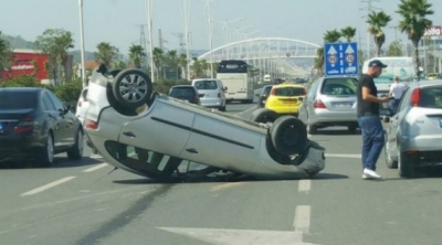 Aksident i rëndë në autostradën Tiranë-Durrës, ka të plagosur