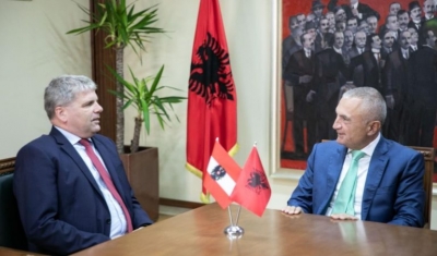 Meta pret ambasadorin austriak: Austria ka qenë gjithnjë në mbështetje të proceseve integruese të Shqipërisë
