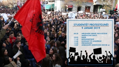 Studentët ndryshojnë strategji, organizimi i protestës për nesër (FOTO)