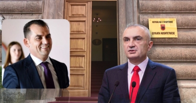 Presidenti Meta fton në takim Besnik Muçin, në Presidencë