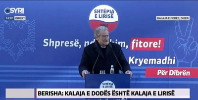 Berisha: Kërkova posaçërisht të vija në Kalanë e Dodës, se është kalaja e shqiptarisë!
