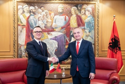 Ambasadori i Italisë paraqet letrat kredenciale, Meta: Italia mbetet partner i pazëvendësueshëm strategjik