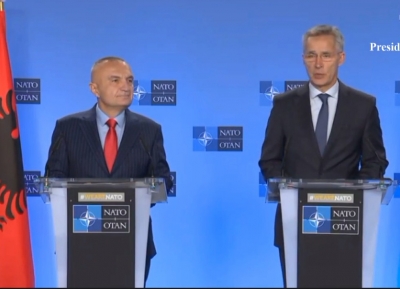 VIDEO/ Presidenti Ilir Meta konferencë shtypi me Sekretarin e Përgjithshëm të NATO-s, Jens Stoltenberg