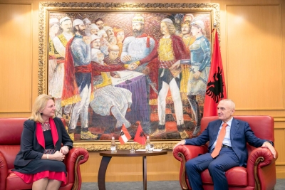 Presidenti Meta pret ministren për Evropën të Austrisë, Kneissl: Mirënjohje për mbështetjen