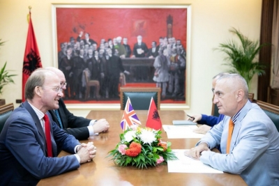 Presidenti Meta takim me drejtorin e përgjithshëm për Ballkanin në Britaninë e Madhe