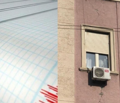FOTO/Tërmetit nuk i shpëton as Kryesia e Kuvendit, plasariten muret