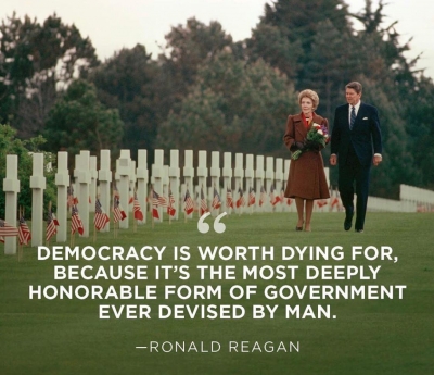 Ronald Reagan: Për demokracinë ia vlen të japësh dhe jetën