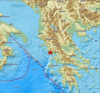 Lëkundje tërmeti edhe në Greqi, epiqendra afër Shqipërisë