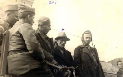 1945/Ish ministri i Luftës në pranga para pushkatimit