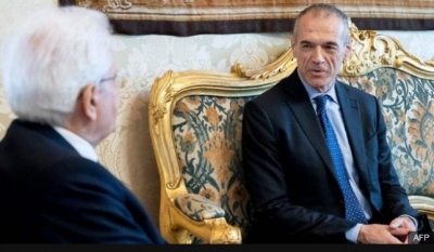 Kryeministri i Italisë Cottareli takim me Presidentin Matarella