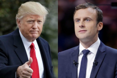 Emannuel Macron dhe Donald Trump