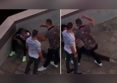 VIDEO/ Pamje të rënda, djali dhunon keqazi vajzën në Tiranë në sy të banorëve