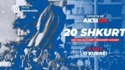 &#039;O sot, o kurrë&#039;/ Opozita zbret në shesh: 20 arsye pse duhet protestuar sot