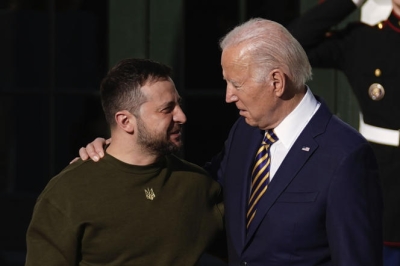 Presidenti i SHBA, Biden, bën një vizitë të papritur në kryeqytetin e Ukrainës, Kiev
