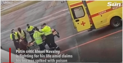 Pamjet e rënda/ Ulërin në avion, momenti kur kritiku i Putinit shfaq shenjat e helmimit, si ‘i pajetë’ mbi barrelë futet në ambulancë